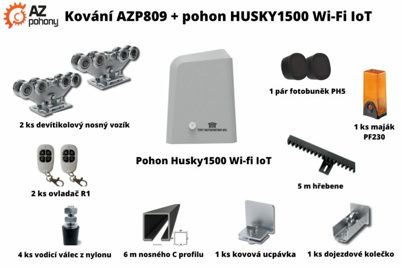 AZP809+husky 1500